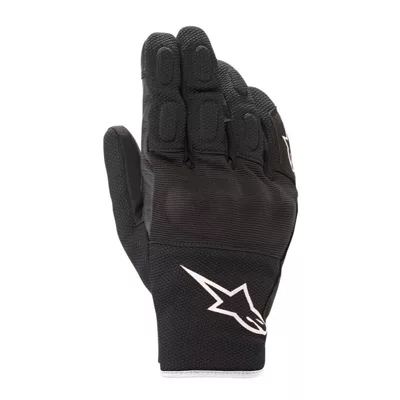 Alpinestars S-Max Drystar en noir et blanc, vu de dos