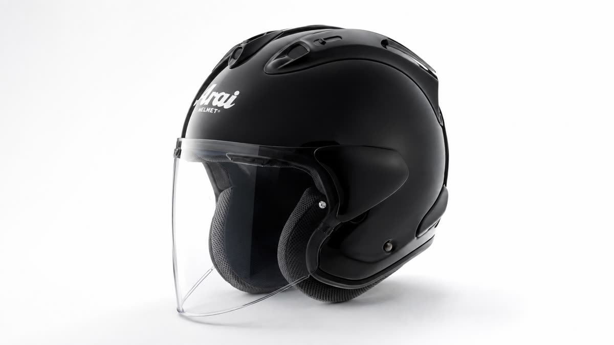Arai SZ-R Vas Evo : le casque jet de trois quarts