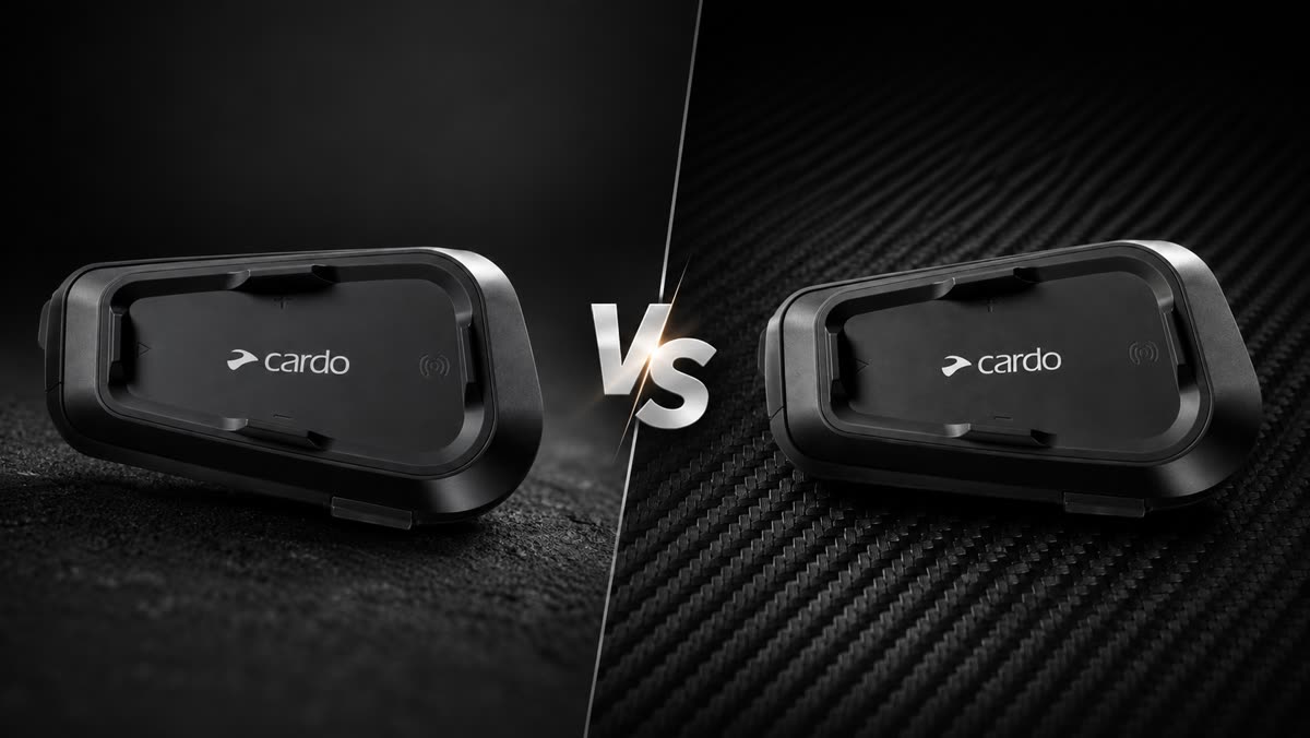 Cardo Spirit et Spirit HD côte à côte