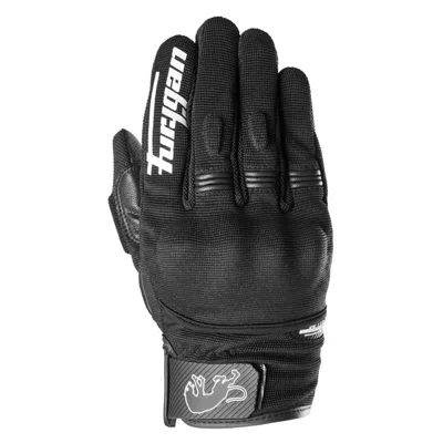 Furygan Jet D3O Evo en noir et blanc, vu de dos
