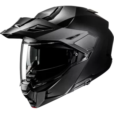 HJC i80 en noir mat, de trois quarts avant