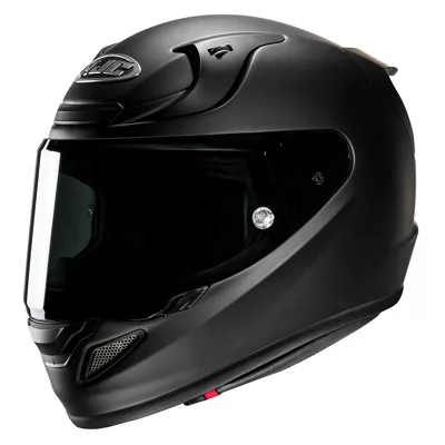 HJC RPHA 12 en noir mat, de trois quarts avant