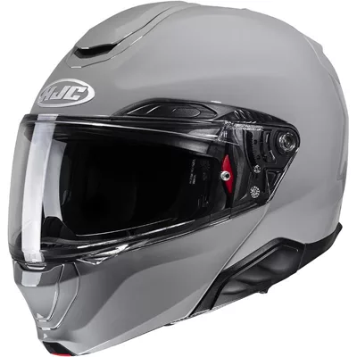 HJC RPHA 91 en gris nardo, de trois quarts avant