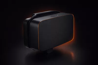 Invoxia Mini en lumière studio, sur le fond du banc