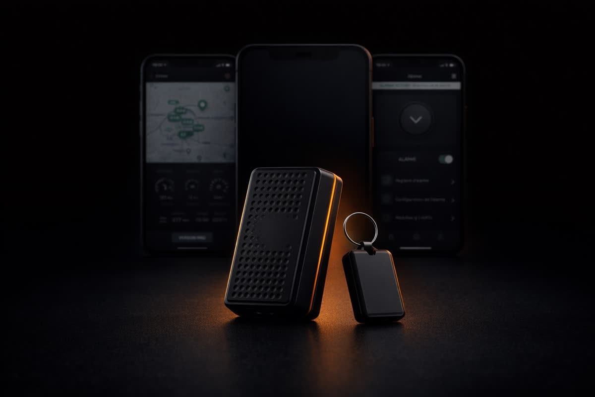 Komobi City 4G Premium en lumière studio, sur le fond du banc