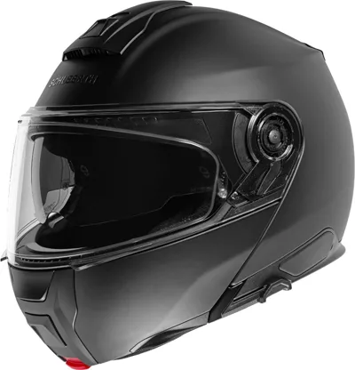 Schuberth C5 en noir mat, de trois quarts avant