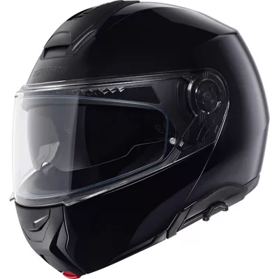 Schuberth Concept en noir brillant, de trois quarts avant