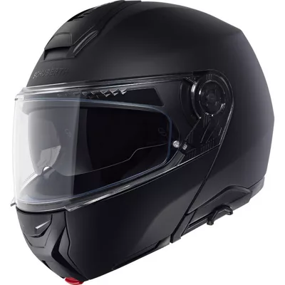 Schuberth Concept en noir mat, de trois quarts avant