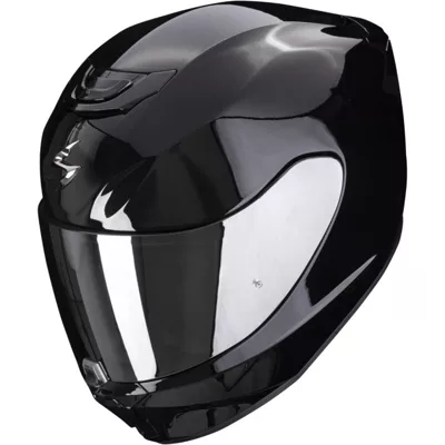 Scorpion EXO-391 en noir, de trois quarts avant