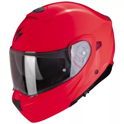 Scorpion EXO-930 Evo en rouge, de trois quarts avant