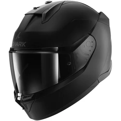 Shark D-Skwal 3 en noir mat, de trois quarts avant