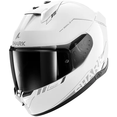 Shark Skwal i3 en blanc, de trois quarts avant
