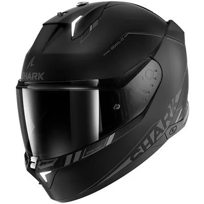 Shark Skwal i3 en noir mat, de trois quarts avant