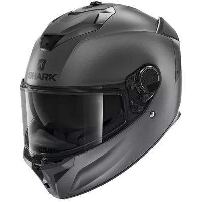 Shark Spartan GT en anthracite, de trois quarts avant