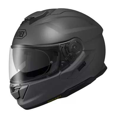 Shoei GT-Air 3 en gris mat, de trois quarts avant