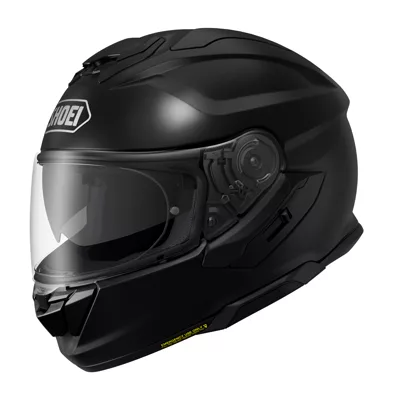 Shoei GT-Air 3 en noir brillant, de trois quarts avant