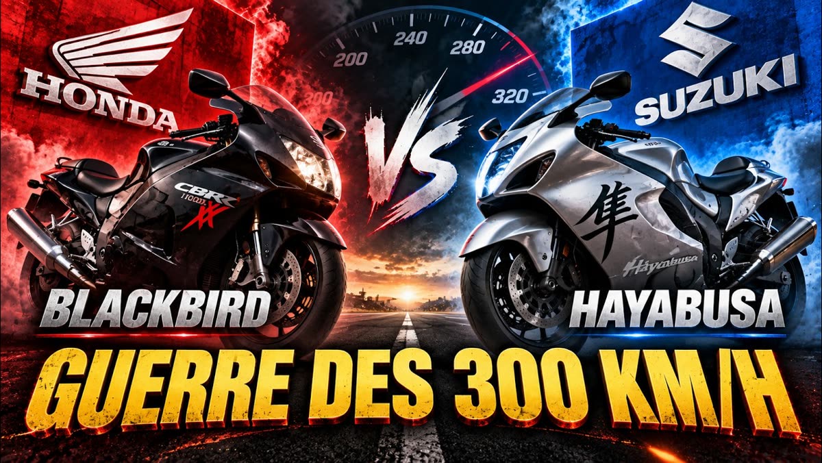 Miniature de la vidéo « Comment la HAYABUSA a détrôné la BLACKBIRD… et déclenché la guerre des 300 km/h ! »